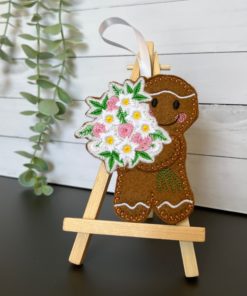 Flowers Gingerbread Character
